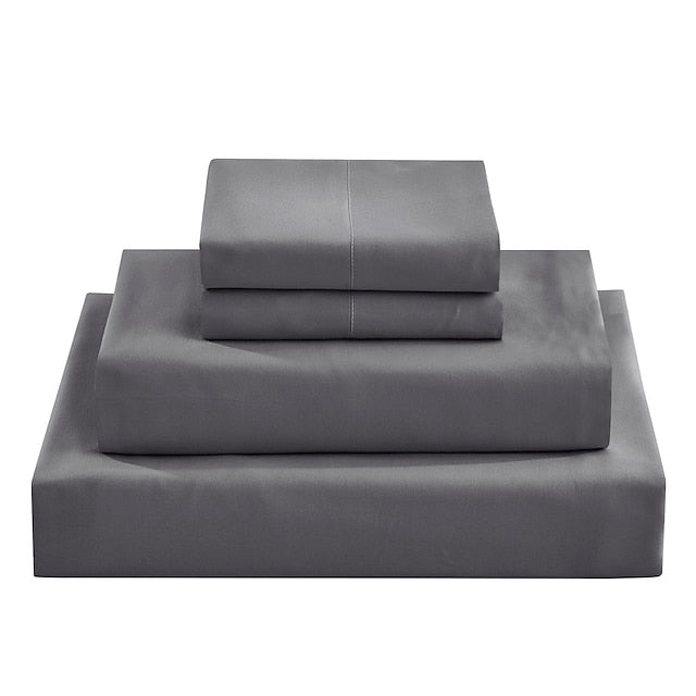 Home Textile 85g Brushed Bed Sheet Fitted Sheet Clip Four-piece Set Bed Sheet Pillowcase